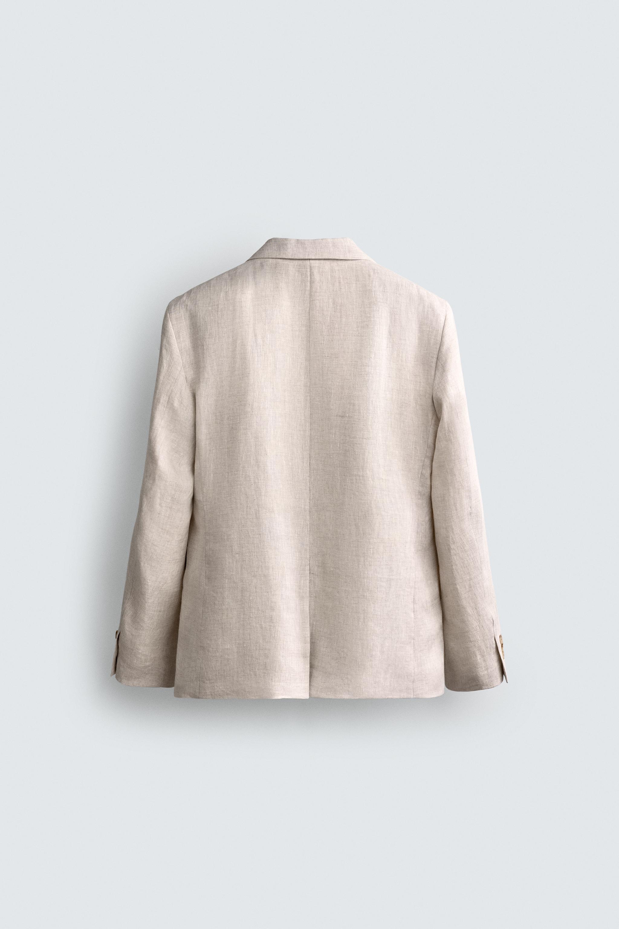 100% LINEN SUIT BLAZER